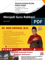 Menjadi Guru Rabbani (Sekolah Ramah Anak)