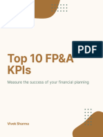 Top 10 FP&A KPIs