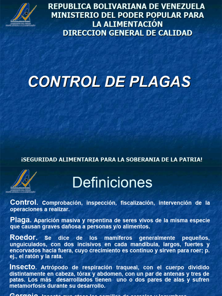 Control de Plagas en Almacenes Venezolanos | PDF | Pesticida | Insectos