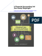 Instant Download Test Bank Financial Accounting 3rd Edition Kemp Waybright PDF Scribd
