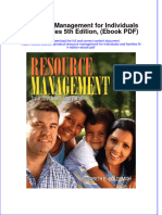 Instant Download Resource Management For Individuals and Families 5th Edition Ebook PDF PDF FREE