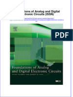 Instant Download Foundations of Analog and Digital Electronic Circuits Issn PDF FREE