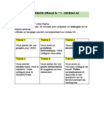 Évaluation de La Production Orale