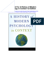 Instant Download Test Bank For A History of Modern Psychology in Context 1st Edition PDF Scribd