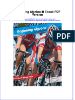 Instant Download Beginning Algebra Ebook PDF Version PDF FREE