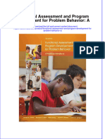 Instant Download Functional Assessment and Program Development For Problem Behavior A PDF FREE
