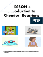 Lesson 5-Chemical Reactions