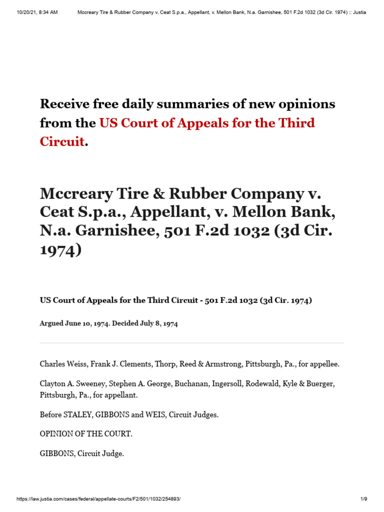 Legal Dispute: McCreary vs. CEAT | PDF | Arbitration | Lawsuit