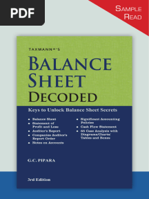 G.C. Pipara - Taxmann's Balance Sheet Decoded (2021)