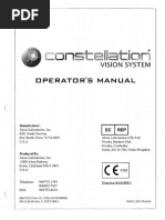 Constellation Vision System Operator's Manual | PDF