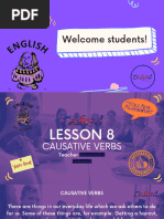 Advanced Lesson 8 - Causative Verbs