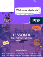 Advanced Lesson 8 - Causative Verbs