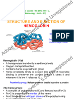Unit 4 (2) Structure and Function of Hemoglobin