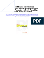 Instant Download Solution Manual For Business Essentials Plus Mybizlab With Pearson Etext Package 10 e Ronald J Ebert Ricky W Griffin PDF Scribd