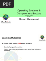 13 - Operating Sytems Memory Management