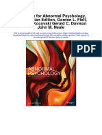 Instant Download Test Bank For Abnormal Psychology 6th Canadian Edition Gordon L Flett Nancy L Kocovski Gerald C Davison John M Neale PDF Scribd