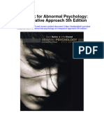 Instant Download Test Bank For Abnormal Psychology An Integrative Approach 5th Edition PDF Scribd