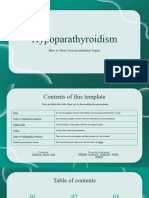 Hypoparathyroidism by Slidesgo