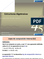 4 - Estructuras Algebracias