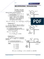 Ejercicios Resueltos - Dinámica Rotacional - Rotación Pura