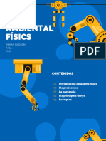 Presentación Proyecto Industrial Mecanizado Ilustraciones Azul y Amarillo