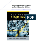 Instant Download Solution Manual For Business Statistics in Practice Third Canadian Edition PDF Scribd