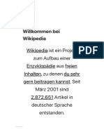 Wikipedia - Die Freie Enzyklopädie