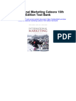 Instant Download International Marketing Cateora 15th Edition Test Bank PDF Scribd