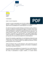 Formato Carta de Compromiso