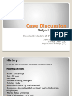 Case Presentation Respiratory System