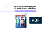 Instant Download Solution Manual For Mathematics With Allied Health Applications 1st Edition PDF Scribd