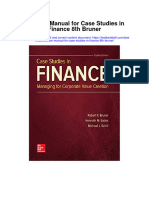 Instant Download Solution Manual For Case Studies in Finance 8th Bruner PDF Scribd
