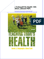 Instant Download Teaching Todays Health 10th Edition Ebook PDF PDF FREE