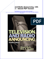 Instant Download Television and Radio Announcing 12th Edition Ebook PDF Version PDF FREE