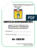 4° - Educación Religiosa