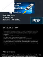 Create Windows BootableFlashDrive