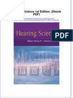 Instant Download Hearing Science 1st Edition Ebook PDF PDF FREE
