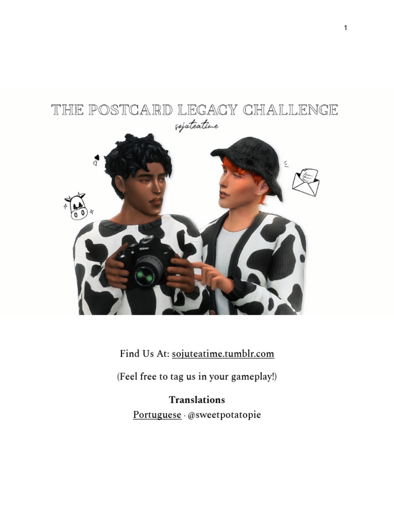 The Postcard Legacy Challenge | PDF | Pet | Dogs