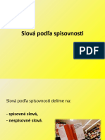 Slová Podľa Spisovnosti