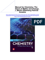 Instant Download Solution Manual For Chemistry The Molecular Nature of Matter and Change 9th Edition Martin Silberberg Patricia Amateis PDF Scribd