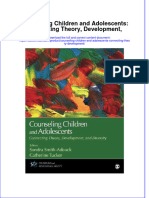 Instant Download Counseling Children and Adolescents Connecting Theory Development PDF FREE