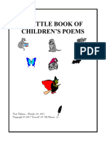 A Little Book of Childrens Poems Obooko