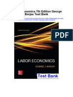 Instant Download Labor Economics 7th Edition George Borjas Test Bank PDF Scribd