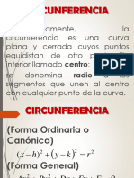 Circunferencia, Parabola y Elipse