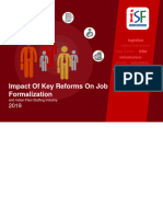 ISF Report 2019 Impact of Reforms On Job Formalisation