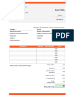 ES Invoice Template 4 Word
