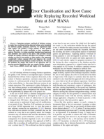 Automated Error Classification and Root Cause Determination