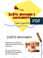 Zasto Spavamo I Sanjamo