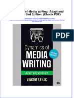 Instant Download Dynamics of Media Writing Adapt and Connect 2nd Edition Ebook PDF PDF FREE