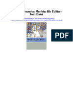 Instant Download Macroeconomics Mankiw 8th Edition Test Bank PDF Scribd